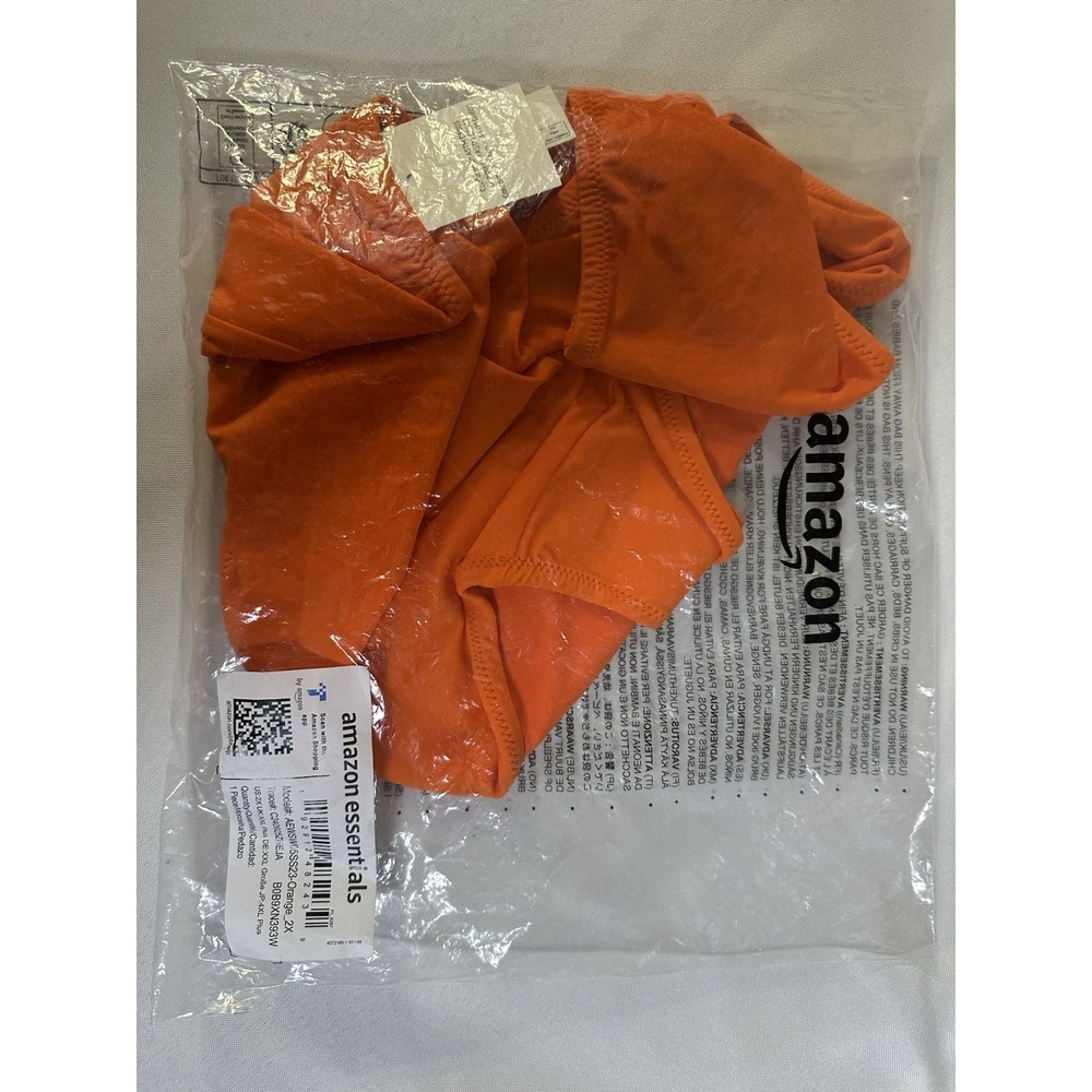 Amazon Basics 2X Orange Swimsuit Bottom Bikini Bottom
